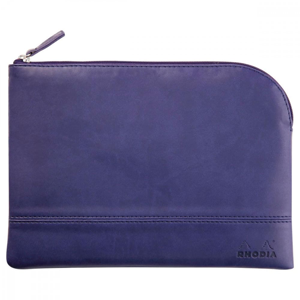 Case Rhodia com Ziper 16x22cm Night Blue